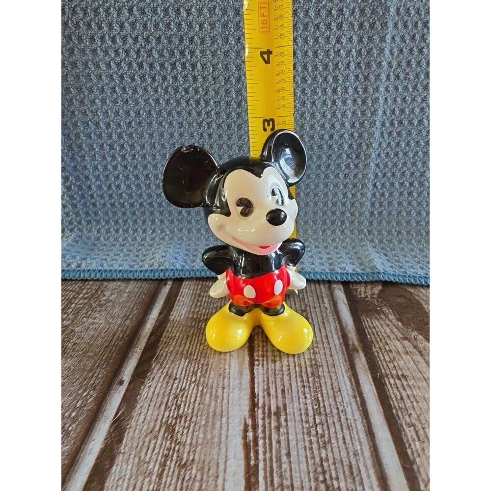 Vintage Mickey Mouse - Porcelain Ceramic- Disney 3" - Picture 2 of 7